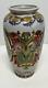 Antique Fine Chinese Rose Famille Porcelain Small Vase Gold Inlay Floral China