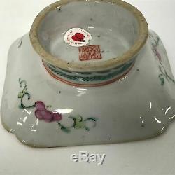 Antique Footed Chinese Porcelain Dish