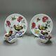 Antique Pair Of Chinese Famille Rose Cups And Saucers, Qianlong (1736-95)