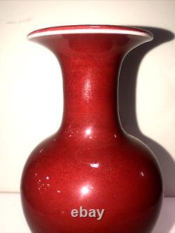 Antique/ Vintage Chinese Sang de boeuf Porcelain Vase