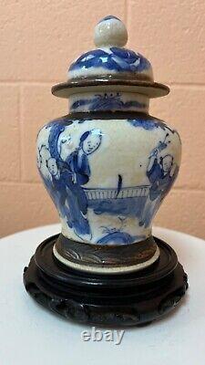Antique chinese porcelain pair jar