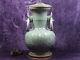 Antqiue Chinese 19c/20c Song Style Celadon Porcelain Vase 12 As A Lamp