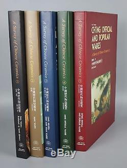 Art Books Survey of Chinese Ceramics Porcelain Set of 5 Volumes