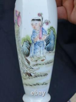 Beautiful Antique Vintage Chinese Porcelain Vase REPUBLIC PERIOD 7½-inch