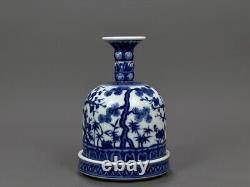 Beautiful Chinese Hand Painting Blue&white Porcelain Pine bamboo plum Vase