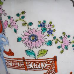 Beautiful Chinese Hand Painting Famille Rose Porcelain Flowers Bird Vase