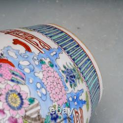 Beautiful Chinese Hand Painting Famille Rose Porcelain Flowers Bird Vase