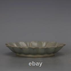 Beautiful Chinese Hand Painting Ruyao Glaze Porcelain Plate