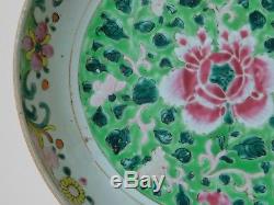 C. 18th Antique Chinese Qianlong Famille Rose Porcelain Pre Bencharong Dish