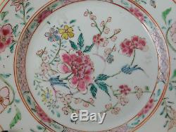 C. 18th Antique Chinese Yongzheng Famille Rose Porcelain Plate