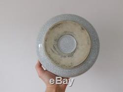C. 19th Antique Chinese Qing Ge Ware Style Porcelain Brush Washer Pot