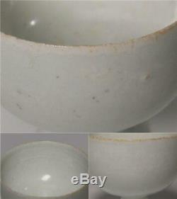 CCVP41 Song dynasty Chinese Antique blune whithe porcelain stem cup