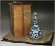 Ccvp55 Chinese Ming Dynasty Porcelain Blue & White Crane Neck Vase Withbox