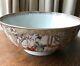 Chinese Porcelain Qianlong 18th Century Famille Rose Punch Bowl, 26x11cm
