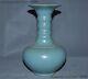 Chinese Ancient Dynasty Official Ru Kiln Old Porcelain Zun Bottle Pot Vase Jarch