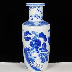 Chinese Antique Blue And White Porcelain Bottle Vase Figure Plate Bowl Pot