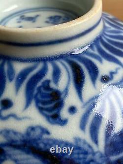 Chinese Antique Porcelain Blue and White Ceramic Bowl / Tea Cup China