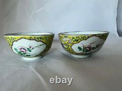 Chinese Antique Porcelain Bowls 1 pair 4 3/4 (W) #MD488