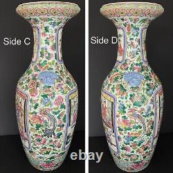 Chinese Antique porcelain Vase Late Qing 19th century Tongzhi period #1835