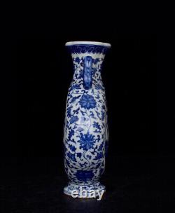 Chinese Blue&White Porcelain HandPainted Exquisite Vase 15211