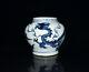Chinese Blue&white Porcelain Handmade Exquisite Dragon Pattern Pot 6919