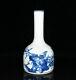 Chinese Blue&white Porcelain Handmade Exquisite Flowers&birds Vases 9425