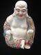 Chinese Canton Porcelain Smiling Large Buddha Man