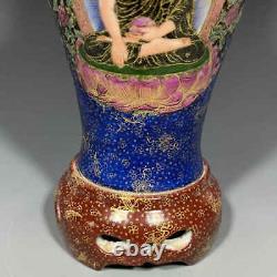 Chinese Enamel Porcelain Handpainted Exquisite Figures Pattern Vases 10842