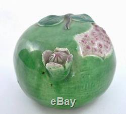 Chinese Export Famille Rose Porcelain Altar Fruit Pomegranate