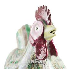 Chinese Export Porcelain Chicken Hen Form Egg Bowl Basket with cover c1900