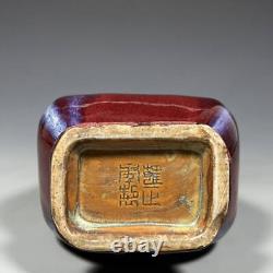 Chinese Kiln Change Glaze Porcelain Handpainted Exquisite Vases 11179