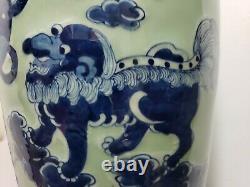 Chinese Large Porcelain Blue And White Vase