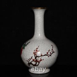 Chinese Official Kiln Porcelain Handmade Exquisite Deer Pattern Vase 19798