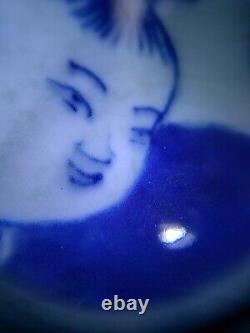 Chinese Old Blue and White Porcelain Ginger Jar