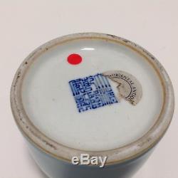 Chinese Oriental Porcelain Clair de Lune Brush wash ink pot bowl Qing dynasty