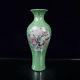 Chinese Pastel Porcelain Handpainted Exquisite Flowers&birds Vase 20915