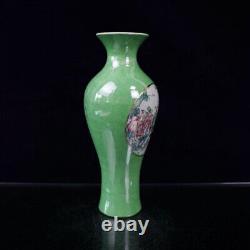 Chinese Pastel Porcelain HandPainted Exquisite Flowers&Birds Vase 20915