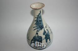 Chinese Porcelain Blue and White Painting Vase Marks