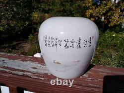 Chinese Porcelain Famille Rose Water Jar Pot