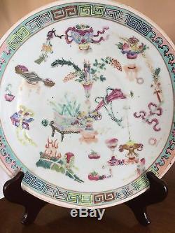Chinese Porcelain Famille Verte Plate Kangxi