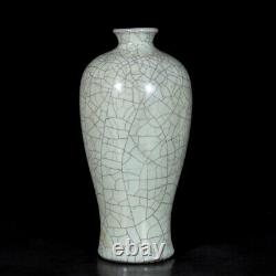 Chinese Porcelain Gilded Handmade Exquisite Lettering Vase 25525