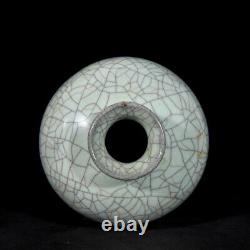 Chinese Porcelain Gilded Handmade Exquisite Lettering Vase 25525