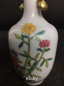 Chinese Porcelain HandPainted Exquisite Flowers&Plants Vase 19615