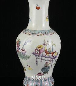 Chinese Porcelain Handmade Exquisite Eight Treasure Pattern Vase 16933