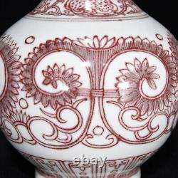 Chinese Porcelain Handmade Exquisite Flowers and Plants Vase 13039