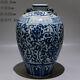 Chinese Porcelain Ming Dynasty Jiajing Blue And White Lotus Plum Vase 13.18 Inch