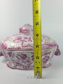 Chinese Porcelain Purple & White Antique Rare