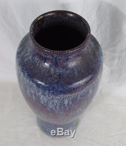 Chinese Porcelain Purple and Blue Flambe Glaze Vase. 19th Century
