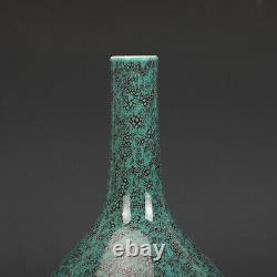 Chinese Porcelain Qing Dynasty Qianlong Furnace Jun Glaze Vases 7.08 Inch