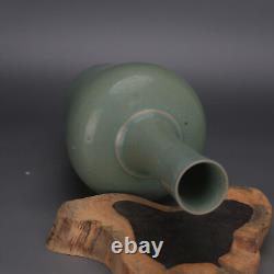 Chinese Porcelain Song Dynasty Ru Kiln Celadon Glaze Mallet Vase 9.44 Inch